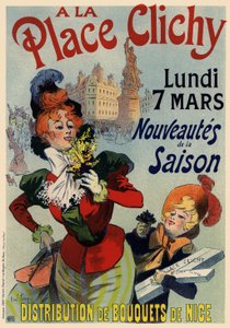 A la Place Clichy ポスター、1890 年代