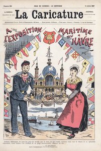 フランス、ルアーブルでの海洋展 作： Renard Jules Draner