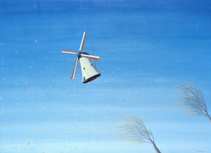 オランダの秋, 2001, 油彩、キャンバス 作： Rene Boin