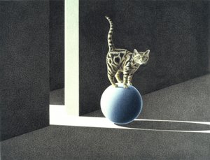 青いボール 作： Rene Boin