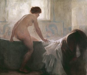 女性の入浴