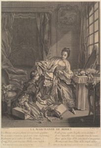 ファッション商人、1746-55。