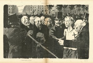 Hermann-Paul（1864-1940）がLe Canard Sauvageに描いたイラスト。 作： Rene George Hermann Paul