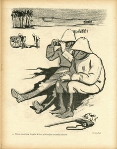 Le Canard Sauvage』に掲載されたヘルマン・ポール（1864-1940）のイラスト 作： Rene George Hermann Paul
