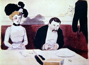 La Douloureuse」1900年頃（紙に水彩画）