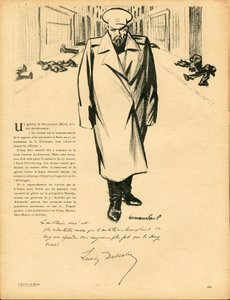 バタープレート、222番、色で風刺する 作： Rene George Hermann Paul
