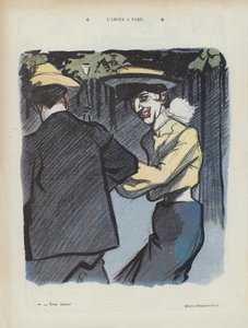 売春 - 1905年5月27日付『Le Rire』（リトグラフ）の挿絵 作： Rene George Hermann Paul