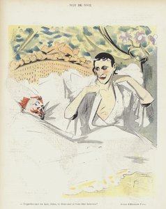 結婚式の夜。ル・リールのイラスト