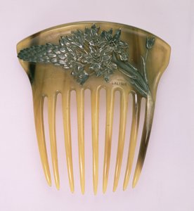 ホーンコーム、ルネ・ジュール・ラリック（1860-1945）、パリ、1900-02 作： Rene Jules Lalique