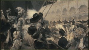 グラン・パレのカルーセル 作： Rene Lelong