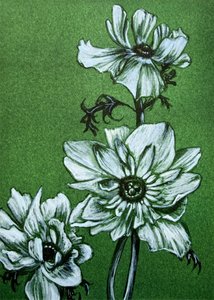 不気味な緑の花