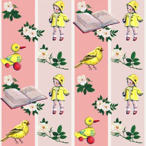甘い人形とバラ 作： Renee Machan Cottagecore Artist