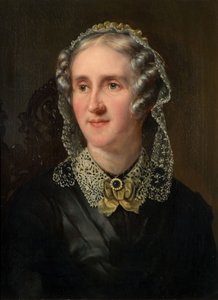 エリザベス・ストックデール・ウィルキンソンの肖像 1799-71, 1853. 作： Reuben T W Sayers