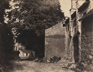 ボーウィック ホールへの玄関口、ランカシャー、1855 年。 作： Rev. John Richardson Major