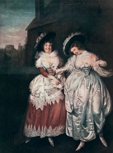 ページ夫人とフォード夫人は、18世紀初頭から19世紀初頭にかけて、1912年にファルスタッフのラブレターを読みました。 作： Rev. Matthew William Peters