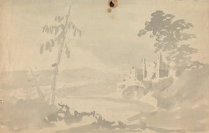 城と川のある風景 作： Rev. William Gilpin