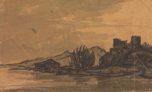 川岸の家のある風景 作： Rev. William Gilpin