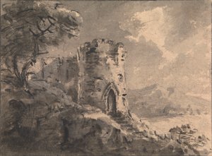 廃城のある風景 作： Rev. William Gilpin