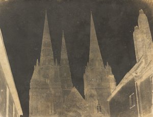 リッチフィールド大聖堂の尖塔の研究 作： Reverend Calvert Richard Jones