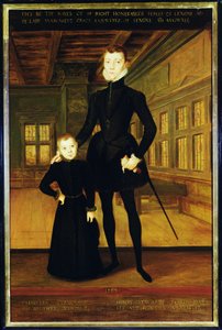 ヘンリー・ロード・ダーンリー（1545-67）とチャールズ、レノックス伯爵（1555-76）、ハンス・イワース（c.1525-c.1578）の後 作： Rhoda Sullivan