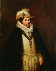 イングランドのジェームズ1世とスコットランドのジェームズ6世（1566-1625）、ジョン・ド・クリッツ2世（c.1600-p.1657）の後（油彩・キャンバス 作： Rhoda Sullivan
