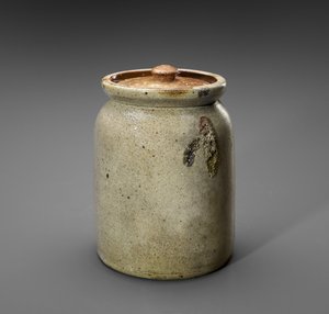 壺、1920-1935年頃（塩釉石器 作： Rhonesboro Pottery Company (attr.to)