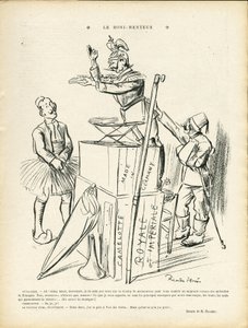 Le Lire誌20/09/13に掲載されたリカルド・フローレス（1878-1918）のイラスト - 嘘つき - ドイツ プロイセン トルコ 14-18年の戦争 第一次ices - ウィリアム2世 作： Ricardo Flores