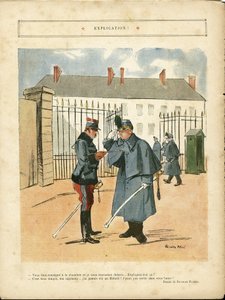 リカルド・フローレス（1878-1918）のイラスト（Le Lire, 23/04/10） - 解説 - Armee, Barracks
