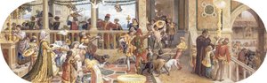 フィレンツェのお祭り：残り物を動物や貧しい人々の食卓に届ける 作： Ricciardo Meacci