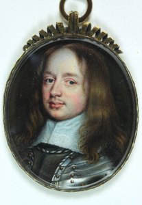The Hon William Pierrepont (水彩・アイボリー) 作： Richard  Gibson
