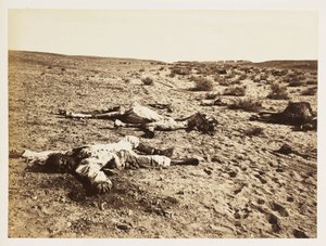 1882年12月6日、エジプトのテル・エル・ケビルで死んだ兵士 作： John Pardon