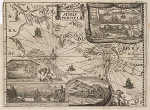 ペルシャ湾の水路図 作： John Pardon