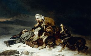 嵐の中で失われ、 作： Richard Ansdell