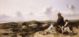 リザムサンドヒルズ、1864年 作： Richard Ansdell