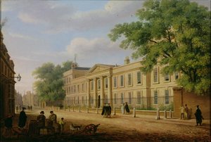 ケンブリッジ大学のエマニュエルカレッジのビュー 作： Richard Bankes Harraden