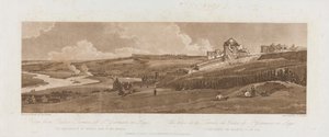 サン ジェルマン アン レーのパレス テラスからの眺め。 遠くに見えるマルリの水道橋 1803年。 パリの景色からのプレート 16、プレートのエマニュエル ボリューム トレース、B1981.25.2625