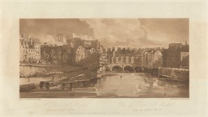 Vista da Pont St. Michael, tirada da Pont Neuf, 1803 作： Richard Banks Harraden