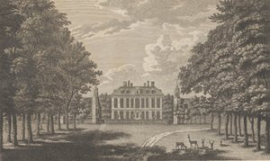 ケント州ベッケナム近くのラングレー公園、エドワード・ヘイステッドの『歴史と地形』、1776年より。