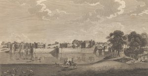 ケント郡のリーズ城、エドワード・ヘイステッドの「歴史と...」、1777-90年より。