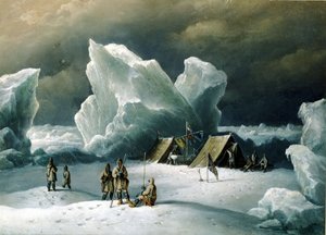 マーカム大尉の最北の野営地 作： Richard Bridges Beechey