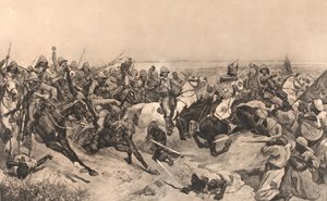 オムデュルマンの戦いにおける第21歩兵の突撃