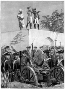 Nawab Siraj Ud Daulahsハンティングロッジ、1757年、1893年の屋根のクライヴ。