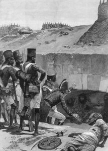 1894年、要塞でケースメイトの下にイギリス人捕虜を発見。