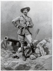 ロバートバーデンパウエル少将1857-1941、1900年。
