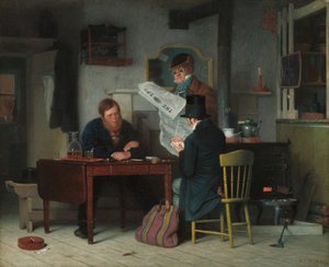 舞台を待つ、1851年。 作： Richard Caton Woodville