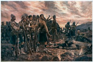 「彼らに残されたすべて」、第二次ボーア戦争、1899年。 作： Richard Caton Woodville II