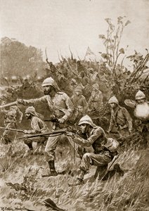 1873年のアシャンティキャンペーンにおけるイギリス軍の前進 作： Richard Caton Woodville junior