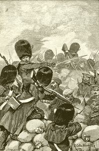 土のうバッテリーの中での戦い 作： Richard Caton Woodville junior