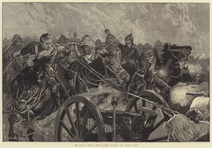 エジプトでの戦争、敵の銃を撃つホースガード
