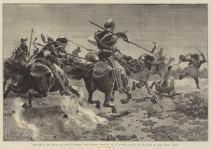 3月20日、スアキム近くのスーダンでの戦争、ハシーンでの戦い、オスマンディグナの攻撃側で第5ランサーが攻撃